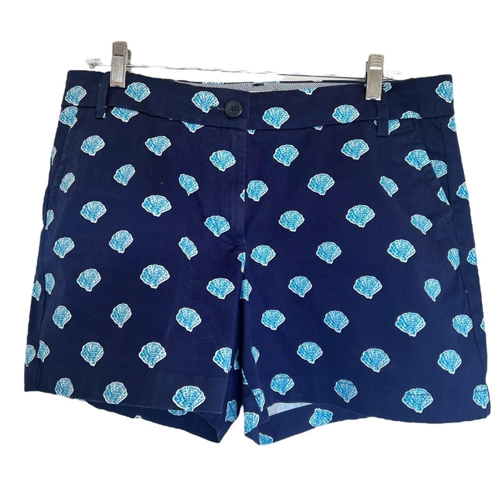 Crown & Ivy Navy & Turquoise Aqua Women’s Shorts S 12